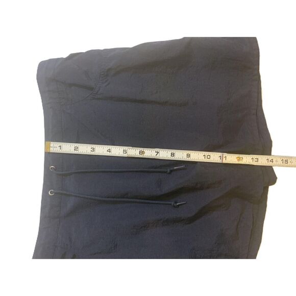 Merona Black Drawstring Waist Nylon Casual Skirt Size Medium - Picture 9 of 10